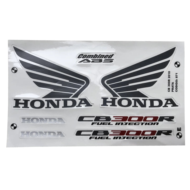 FAIXA CB 300 2010 PRATA 871