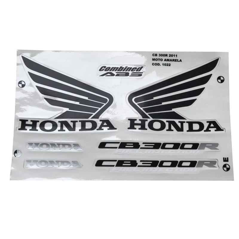 FAIXA CB 300 2011 AMARELA-METAL 1022