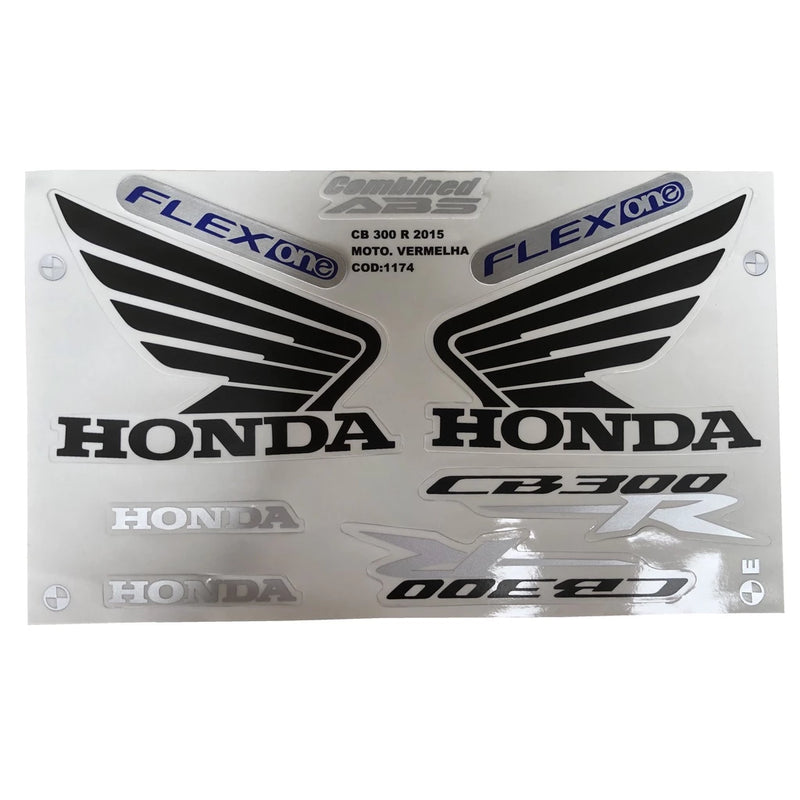 FAIXA CB 300 2015 VERM 1174