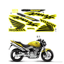 Kit Adesivos Honda CB 600F Hornet 2006 Amarelo - Faixas Originais 731