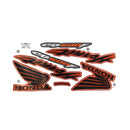 Kit Adesivos Honda CB 600F Hornet 2007 Laranja - Faixas Originais 753
