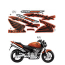 Kit Adesivos Honda CB 600F Hornet 2007 Laranja - Faixas Originais 753