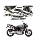 Kit Adesivos Honda CB 600F Hornet 2007 Prata - Faixas Originais 754