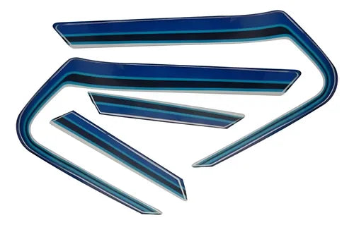 Faixa Adesiva Honda CG 125 1982 Original Azul - Qualidade Premium e Acabamento Perfeito