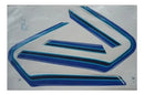 Faixa Adesiva Honda CG 125 1982 Original Azul - Qualidade Premium e Acabamento Perfeito