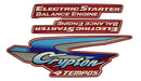 Kit Faixa Adesiva Yamaha Crypton 2000 Original - Cor Vermelha