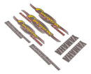 Kit Completo de Adesivos Yamaha Crypton 2004 - Cor Bege