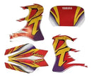 Kit Completo de Adesivos Yamaha DT 200R 1995 - Cor Branco