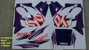 Kit Completo de Adesivos Yamaha DT 200R 1997 - Cor Azul