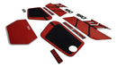Kit Completo de Adesivos Yamaha DTZ 180 1988 - Cor Preto