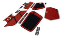 Kit Completo de Adesivos Yamaha DTZ 180 1988 - Cor Preto