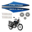 Kit Completo de Adesivos Yamaha Factor 125 2015/2016 - Cor Preto