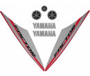 Kit Completo de Adesivos Yamaha Factor 125 2015/2016 - Cor Vermelho