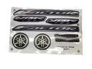 Faixa Adesiva Yamaha Factor 125 2010 Original Roxa - Qualidade Premium e Acabamento Perfeito