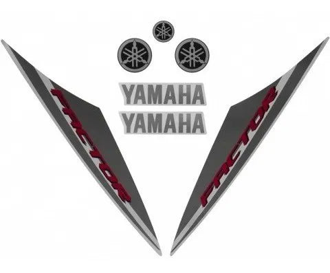 Faixa Adesiva Yamaha Factor 125 2014 Original Branca - Qualidade Premium e Acabamento Perfeito