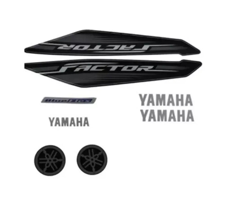 Faixa Adesiva Yamaha Factor 125 ED 2019/2021 Original - Qualidade Premium e Acabamento Perfeito