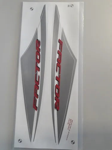 Faixa Adesiva Yamaha Factor 125 KI 2015/2016 Original Branca - Qualidade Premium e Acabamento Perfeito