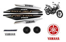 Kit Completo de Adesivos Yamaha Factor 150 ED 2019-21 - Cor Branco
