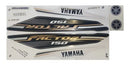 Kit Completo de Adesivos Yamaha Factor 150 ED 2019-21 - Cor Branco