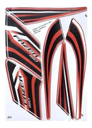 Faixa Adesiva Yamaha Fazer 150 SED 2014/2015 Original Laranja - Qualidade Premium e Acabamento Perfeito