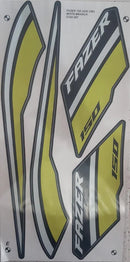 Faixa Adesiva Yamaha Fazer 150 SED 2020/2021 Original Branca - Qualidade Premium e Acabamento Perfeito