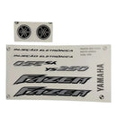 Faixa Adesiva Yamaha Fazer 250 2005/2006 Original Cinza - Qualidade Premium e Acabamento Perfeito