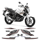 Faixa Adesiva Yamaha Fazer 250 Blue Flex 2015 Original Branca - Qualidade Premium e Acabamento Perfeito