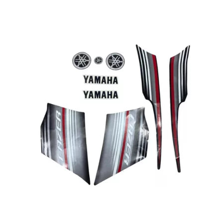 Faixa Adesiva Yamaha Fazer 250 Blue Flex 2015 Original Preta - Qualidade Premium e Acabamento Perfeito