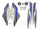 Faixa Adesiva Yamaha Fazer 250 Blue Flex 2015 Original Preta - Qualidade Premium e Acabamento Perfeito