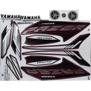 Faixa Adesiva Yamaha Fazer 250 Blue Flex 2016 Original Vermelha - Qualidade Premium e Acabamento Perfeito