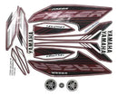 Faixa Adesiva Yamaha Fazer 250 Blue Flex 2016 Original Vermelha - Qualidade Premium e Acabamento Perfeito
