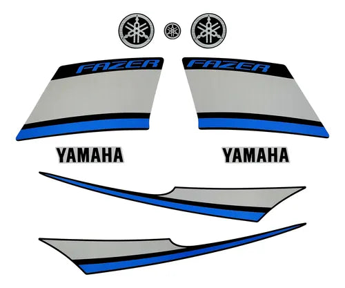 Faixa Adesiva Yamaha Fazer 250 YS 2014 Original Preta - Qualidade Premium e Acabamento Perfeito