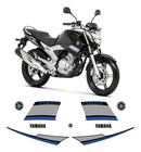 Faixa Adesiva Yamaha Fazer 250 YS 2014 Original Preta - Qualidade Premium e Acabamento Perfeito