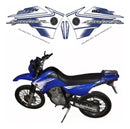 Faixa Adesiva Yamaha Lander 250 2007 Original Azul - Qualidade Premium e Acabamento Perfeito