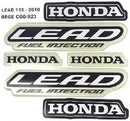 Faixa Adesiva Honda Lead 110 2010 Original Bege - Qualidade Premium e Acabamento Perfeito