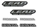 Kit Faixa Adesiva Honda Lead 110 2011 Original Preta