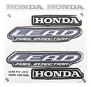 Faixa Adesiva Honda Lead 110 2012 Original Cinza - Qualidade Premium e Acabamento Perfeito