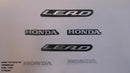 Kit Completo de Adesivos Honda Lead 110 2014 - Cor Vermelho