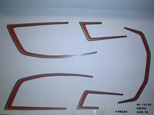 Faixa Adesiva ML 86 Original Preta - Qualidade Premium e Acabamento Perfeito