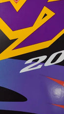 Kit Completo de Adesivos Honda NX 200 1998 - Cor Laranja