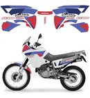 Kit Completo de Adesivos Honda NX 350 Sahara 1992 - Cor Branca