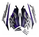 Kit Completo de Adesivos Honda NX 400 2001 - Cor Prata