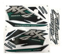Kit Completo de Adesivos Honda NX 400 2001 - Cor Verde Metálico 482