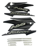 Kit Completo de Adesivos Honda NX 400 2002 - Cor Cinza