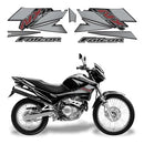 Kit Completo de Adesivos Honda NX 400 2004 - Cor Preta