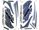 Kit Completo de Adesivos Honda NX 400 2007 - Cor Cinza