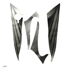 Kit Completo de Adesivos Honda NX 400 2008 - Cor Prata