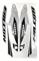 Kit Completo de Adesivos Honda NX 400 2013/14 - Cor Prata