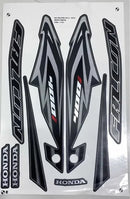 Kit Completo de Adesivos Honda NX 400 2013/14 - Cor Preta