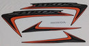Kit Completo de Adesivos Honda NXR 125 2013 - Cor Preta